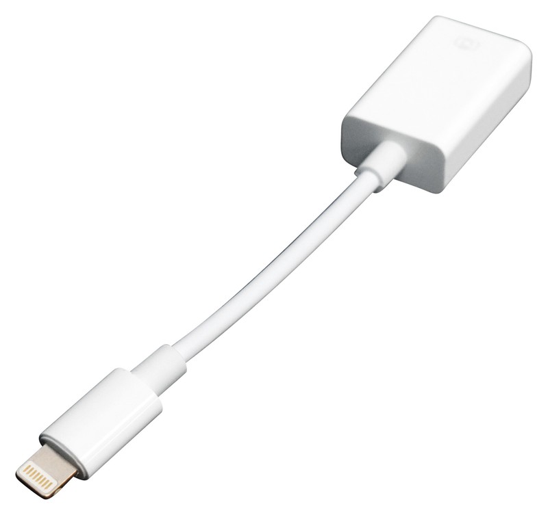 Rockville iUSB USB-A to Iightning adapter dongle USB microphones to iPhone/iPad gallery