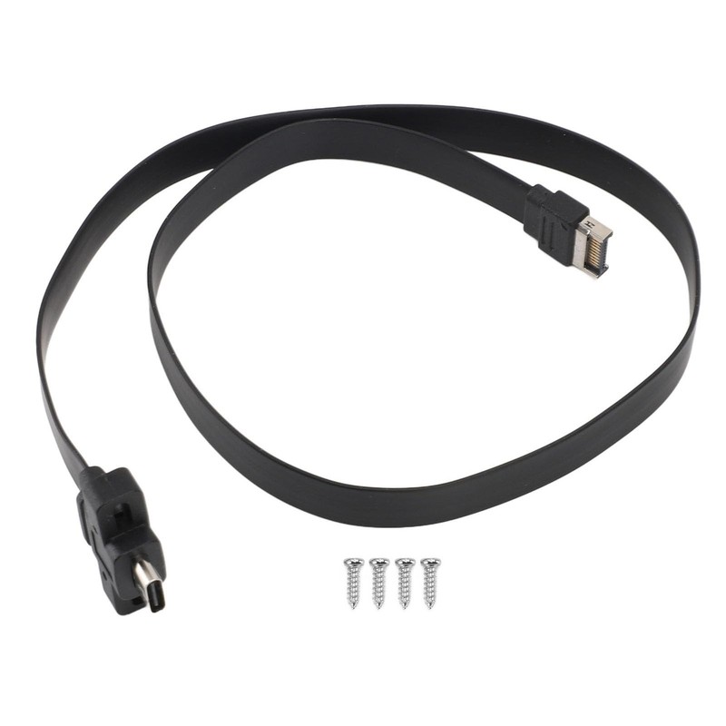 0.5M 20Gbps USB 3.2 GEN 2×2 Type E 20Pin To Type C Front Panel Header Cable