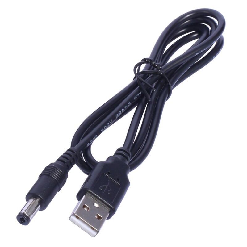 1m USB to DC5.5 2.1mm Charging Cable for Electronic Piano LED Light Power Cord gallery