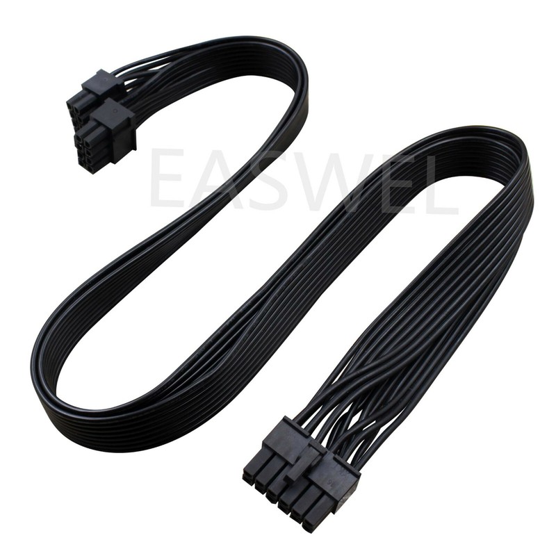 12 Pin to Dual 8 Pin PCIE Power Supply Cable Cord for Seasonic X P series PSU