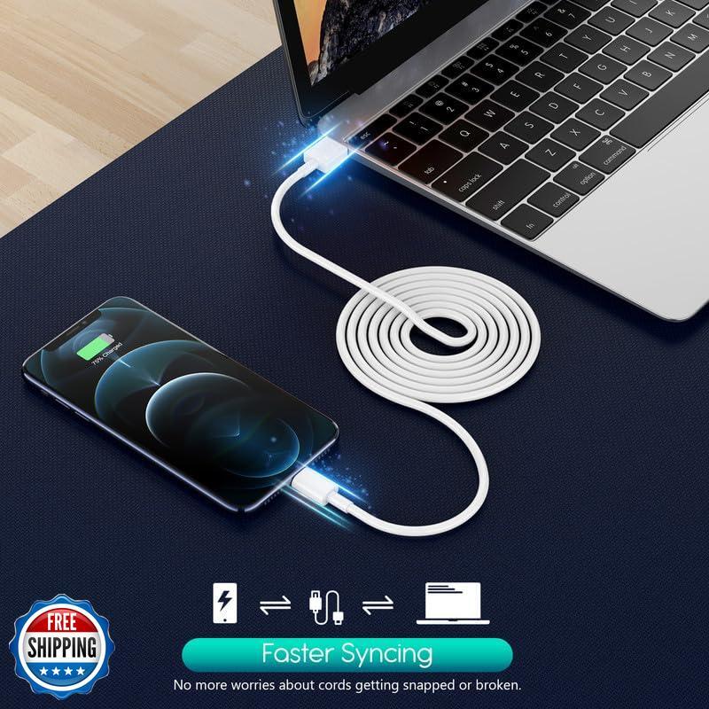 iPhone Charger [MFi Certified] Long 2 Pack 10FT Lightning Cable Cube iPhone C gallery