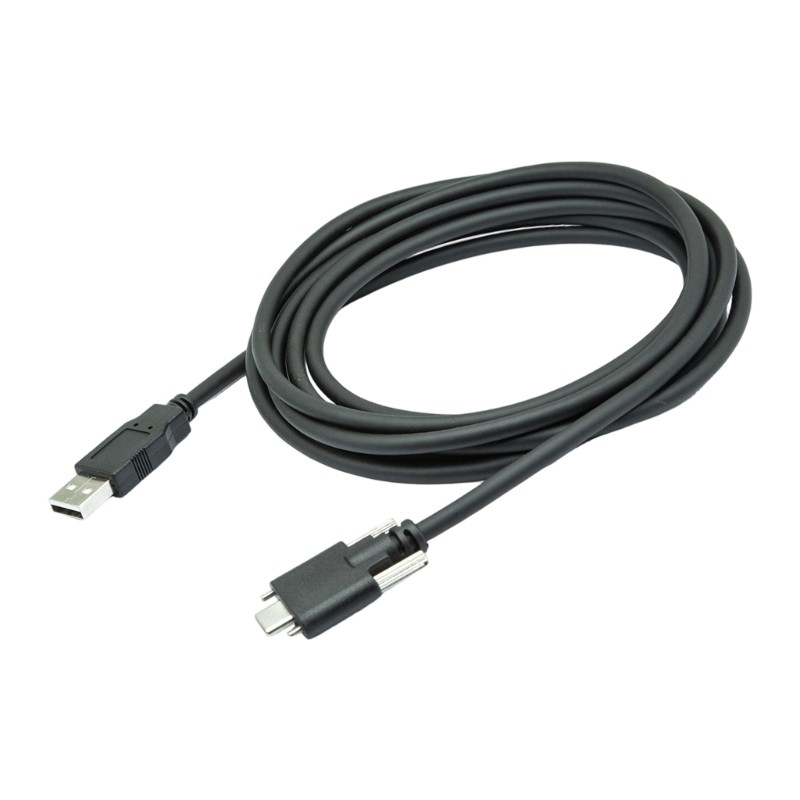 Flexible Drag Chain USB3.0 to Type C Cable with Anti Loose Screws Data Cable