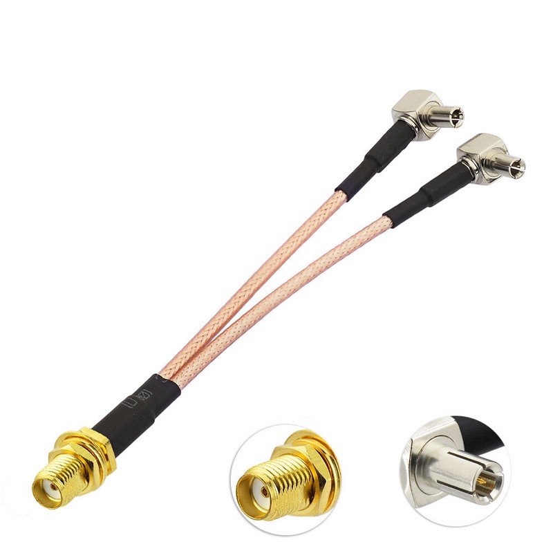 Antenna Splitter Adapter Cable TS9 For Netgear NIGHTHAWK M1 MR1100 mobile WiFi