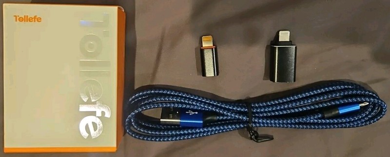 Iphone USB-C Female to iOS Male, Charging Cord, OTG/Card Reader, Car Charger