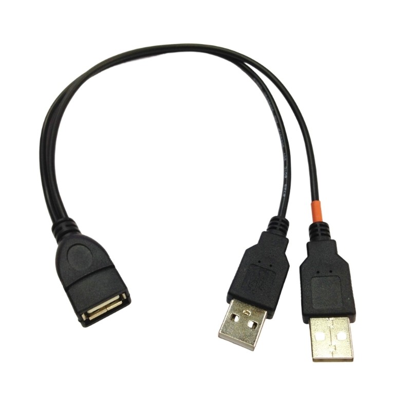 Flexible USB2.0 Splitter Cable for Multiple Device Connection Power Cable gallery