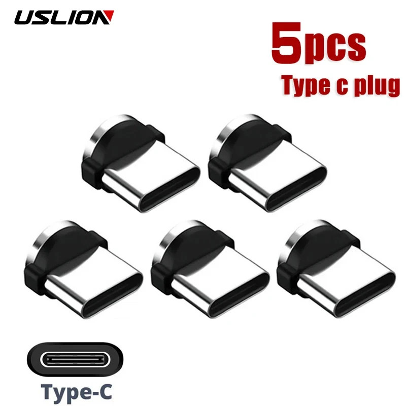 5 Pcs Micro USB Type C Magnetic Plugs for Mobile Phone Replacement Parts Durable gallery