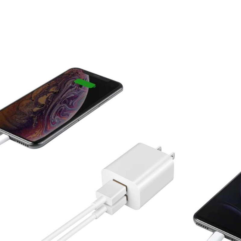 Dual Port USB Fast Wall Charger Block 5V 2A Power Adapter Cube For iPhone iPod gallery