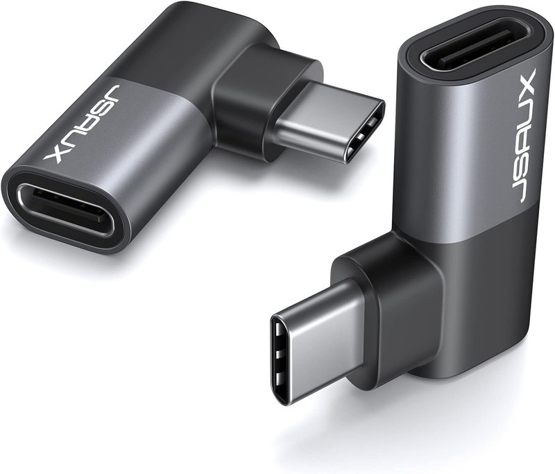 Effortless Connectivity with 90 Degree USB C Adapter | 100W & 4K Video Support gallery