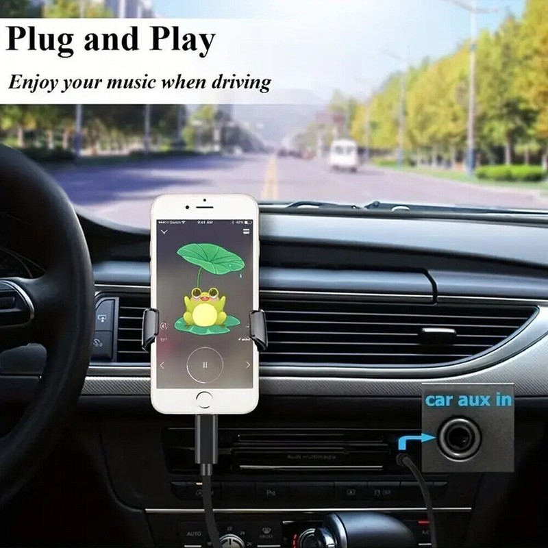 For iPhone 15/Pro/Max/Plus - USB-C to 3.5mm Aux Cable Audio Cord Car Stereo USA gallery