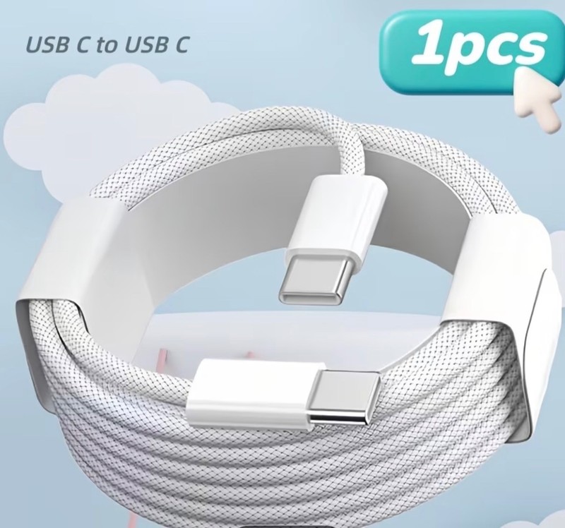3 sets USB-C to Type-C Charging Cable, USB-C Fast Charging Data Cable