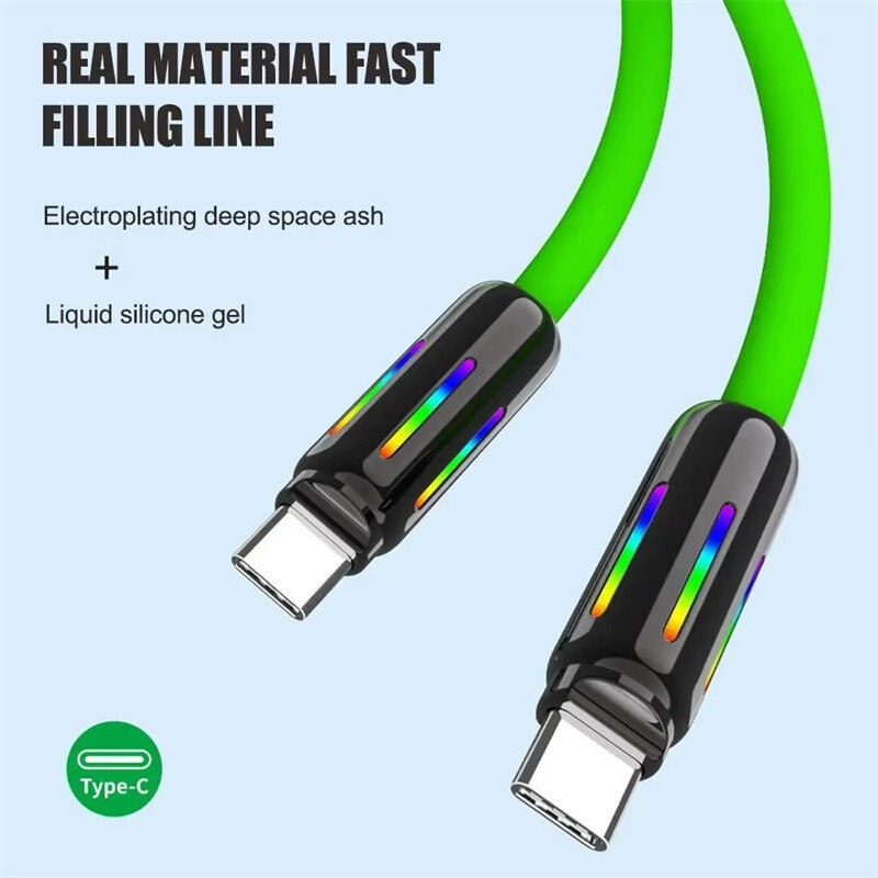 120W Fast Type C Wall Charger , 240W 5FT Super Fast Cable For Android Cell Phone gallery
