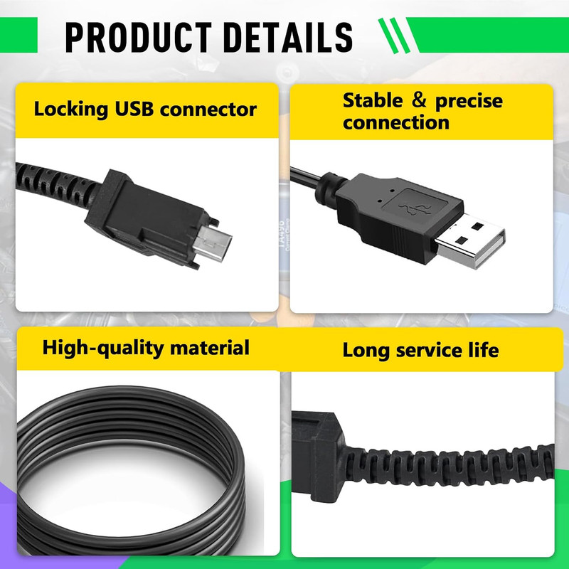 404032 for Nexiq USB Link 2 3 Cable, Cable Replacement Fit for Cummins Inline 7 gallery