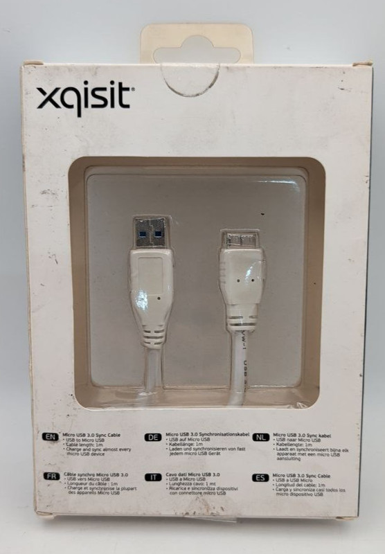 USB to Micro USB Cable 3.0 Data Sync for Samsung Galaxy Note 3 S5 S6 LG Xqisit gallery