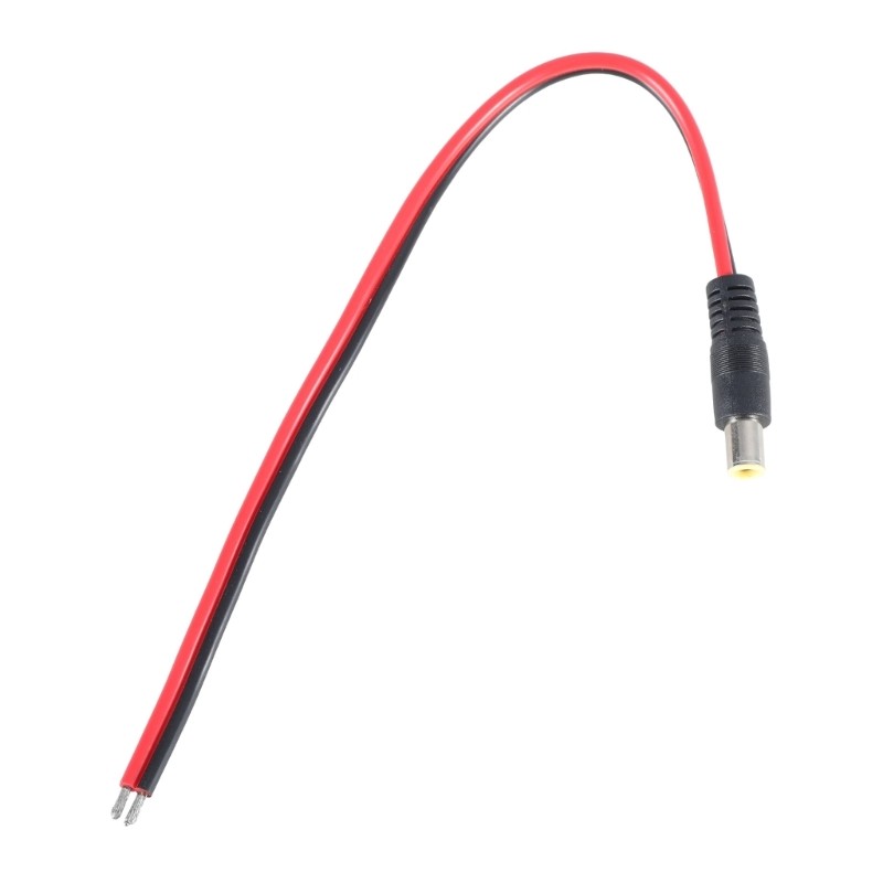 8mm Power Pigtails Cable DC7909 Male/Female Plug to Bare Wire Open End Power