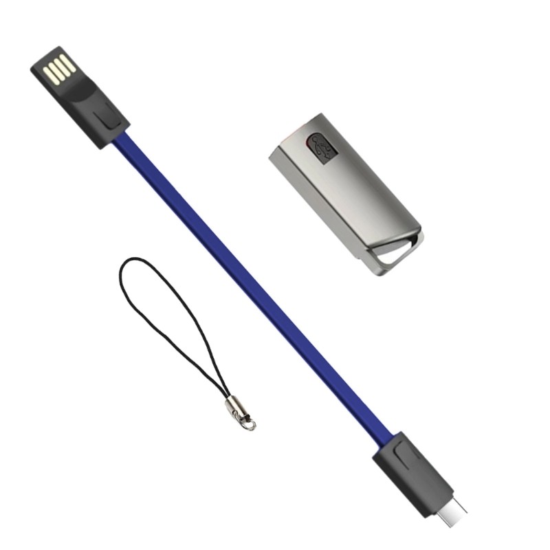 Keychain Pendant USB to USB C Power Cable 2.4A Fast Charging 480Mbps Data Sync gallery