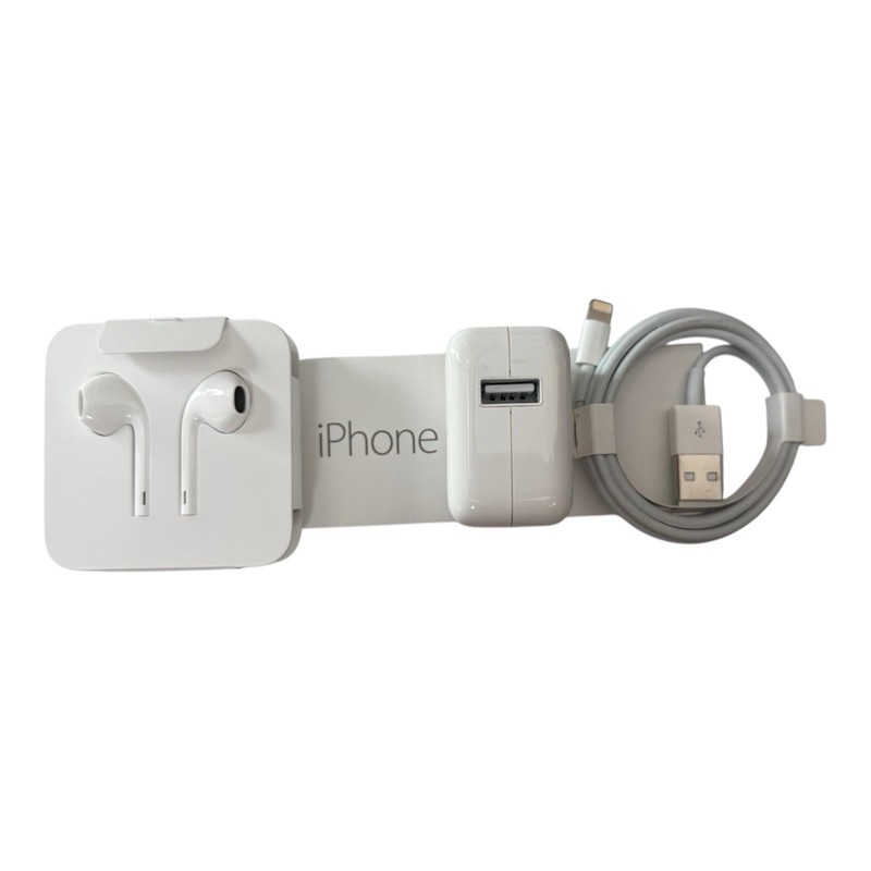 iPhone charger wire w/lightening Block and corded headphones with adapter *NEW*