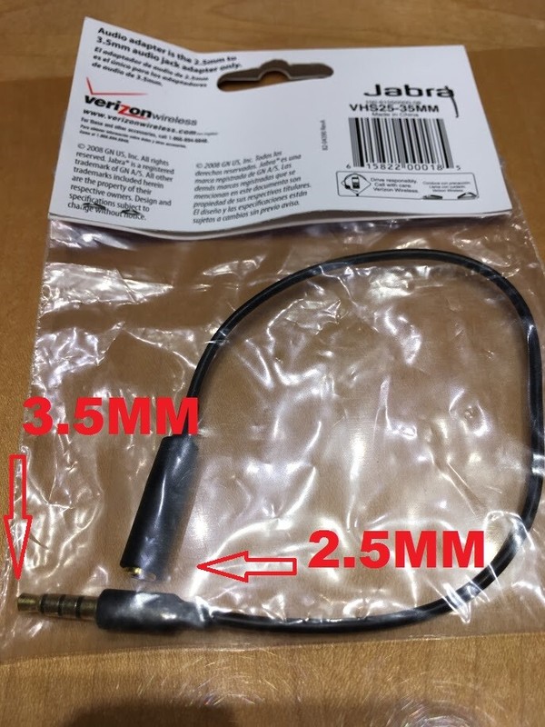 2x 3.5mm Male to 2.5mm Female Stereo Mic Audio Headphone Jack Adapter Converter