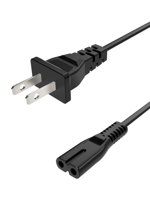 2 Prong AC Charger Cord For JBL Cinema 510 / ONN Party Speaker