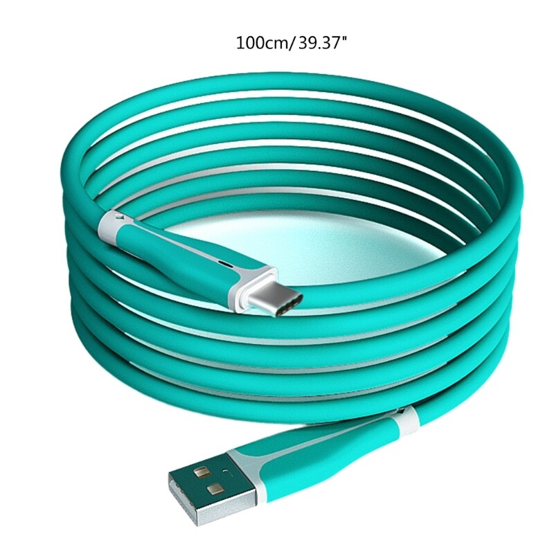 Soft Silicone USB to Type-C Cable for Mobile Phones with Type-C Port gallery