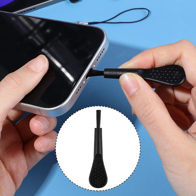 10 Pcs USB C Port Cover, Phone USB C Dust Plug Charm with Tab Lanyard Cleaning B gallery