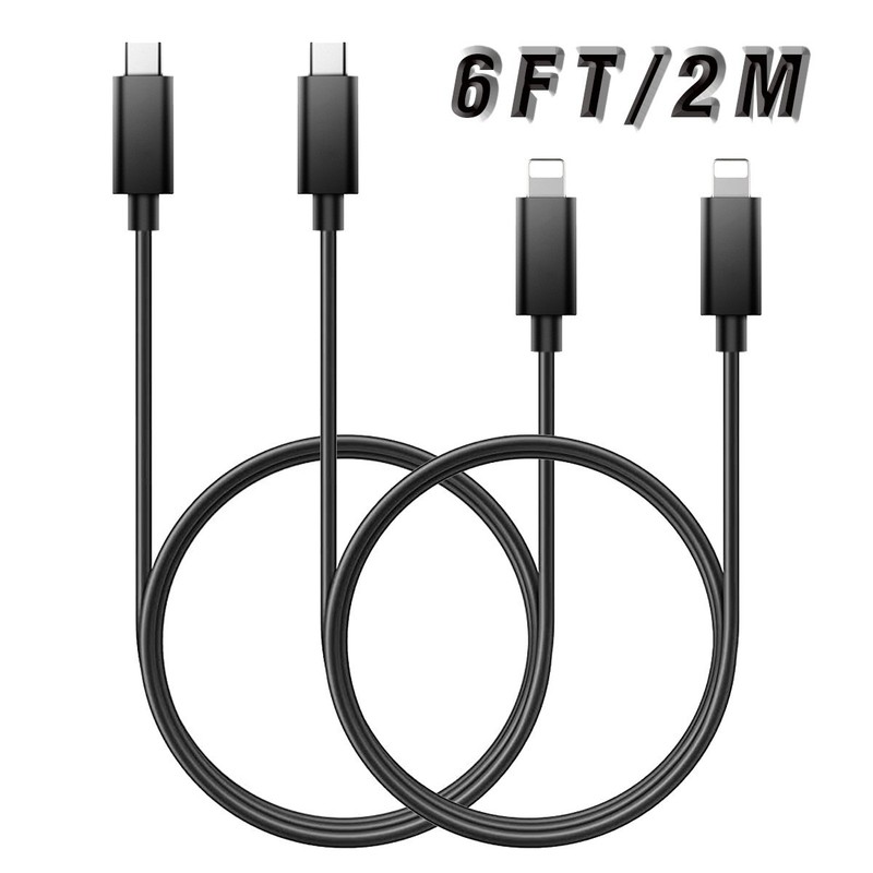6ft USB-C to iPhone Cable Fast Charger&Data For iPhone 14 13 12 11 Pro Max iPad