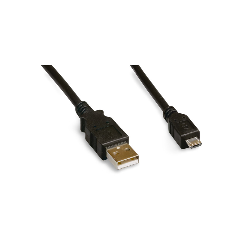 10ft USB Type A to Micro B Cable – Black