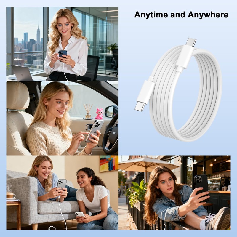 [Apple MFi Certified] 40W iPhone 17 Charger Fast Charging, USB Fast Charger B... gallery