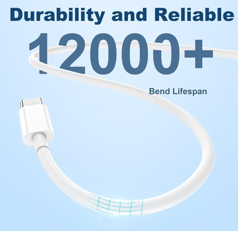 4 Pack USB-C to USB-C 10ft Charger Cables 60w Extra Long! gallery