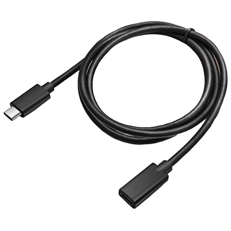 iPhone 5 through 15 Dock Extension Cable Cord 1 Foot or 3 Feet - Black or White gallery