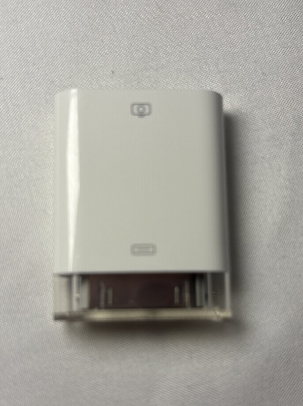 Apple OEM 30-Pin to USB Camera Adapter iPad iPhone Dock Connector White A1358