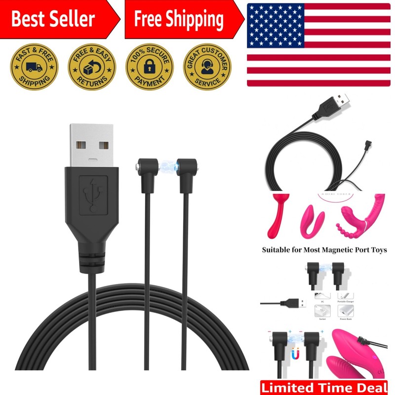 Versatile Magnetic USB Charger Cable – Fast Charge Massagers & PCs Effortlessly