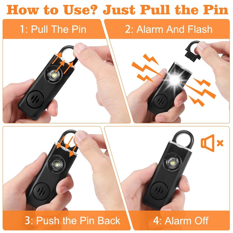 The Original Self Defense Siren Personal Safety Alarm for Women, Men, Kids gallery