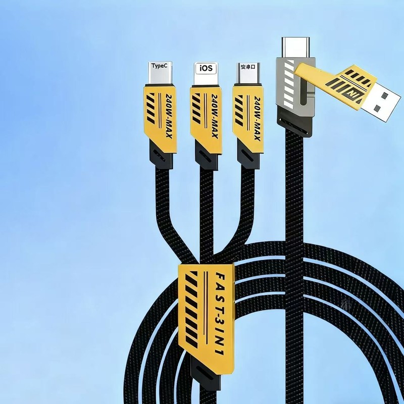 USB Charging Cable Universal 3 in 1 Multi Multiple Cell Phone Charger Cord gallery