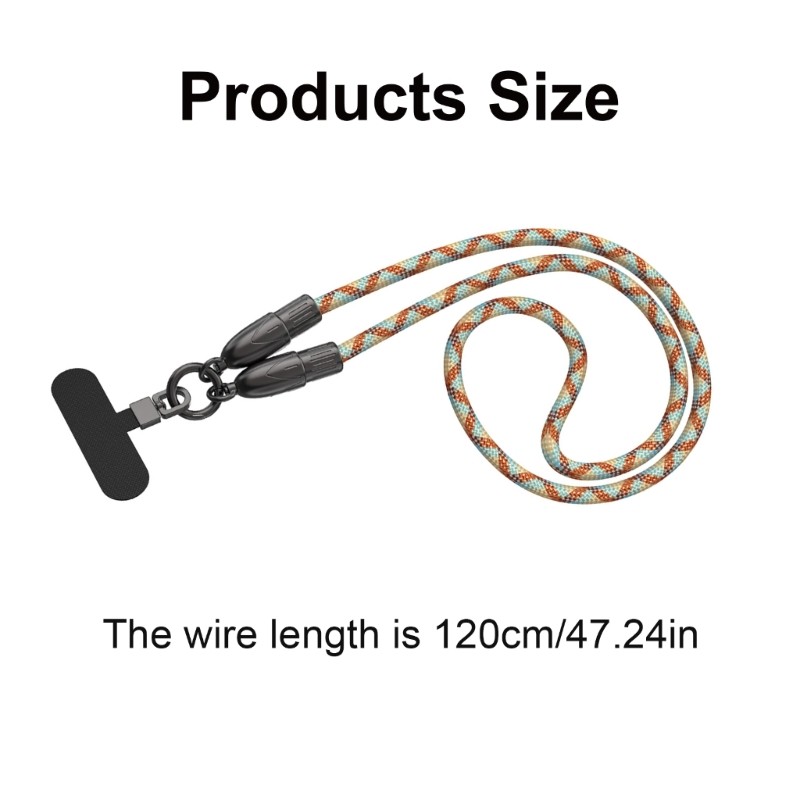 60W Type C to Type C Charging Cable Woven Fabric Phone Lanyard Unisex Design gallery