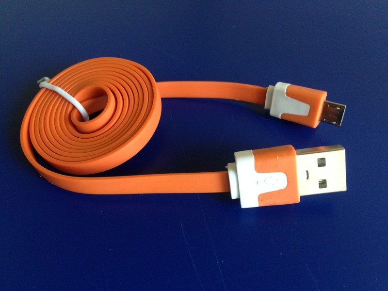 3Ft/6Ft/10Ft Micro USB 2.0 to USB Samsung Flat Noodle Data Sync & Charger Cable gallery