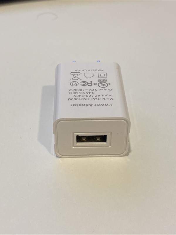 USB Wall Power Adapter GAT-0501000U 5.0V 50/60Hz gallery