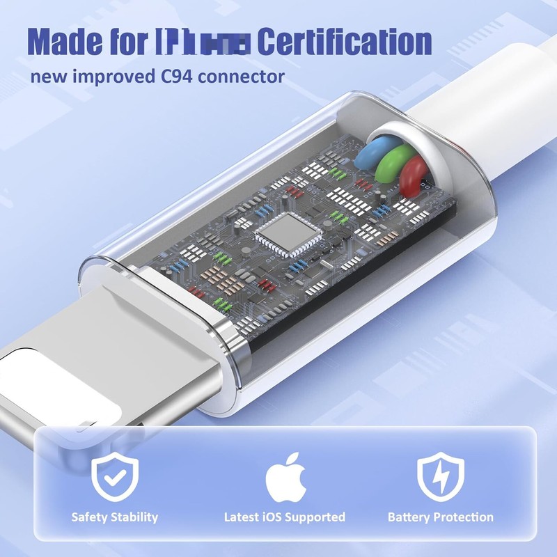 Fast Charging Data Sync Cable USB-C Cord For iPhone 14 13 12 11 Pro Max XR 8 7 6 gallery