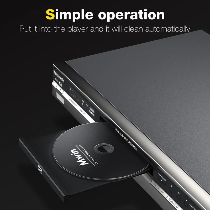 Mwin CD Cleaner Disc for CD Player, Safe and Effective Laser Lens Cleaning Di... gallery