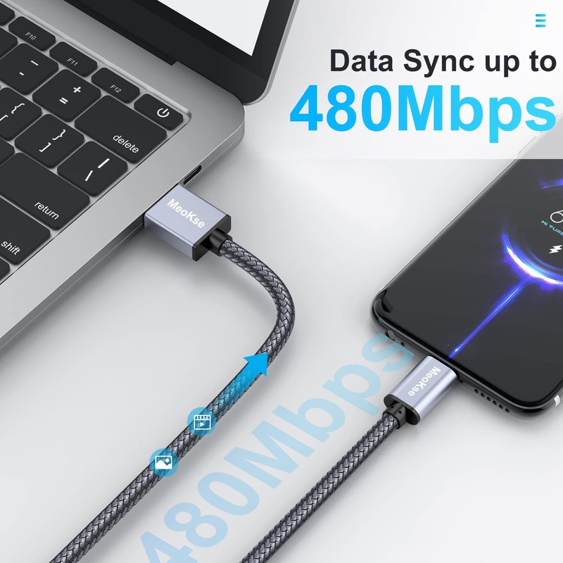 Micro USB Cable 20Ft/6M,Long Android Charger Cable,Nylon Braided Durable Fast Ph gallery