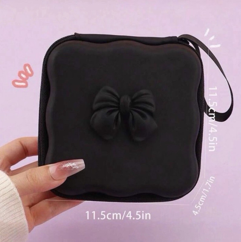 6Pcs Cable Protector Set & Storage Case, Charger Protector Cord Organizer- BLACK