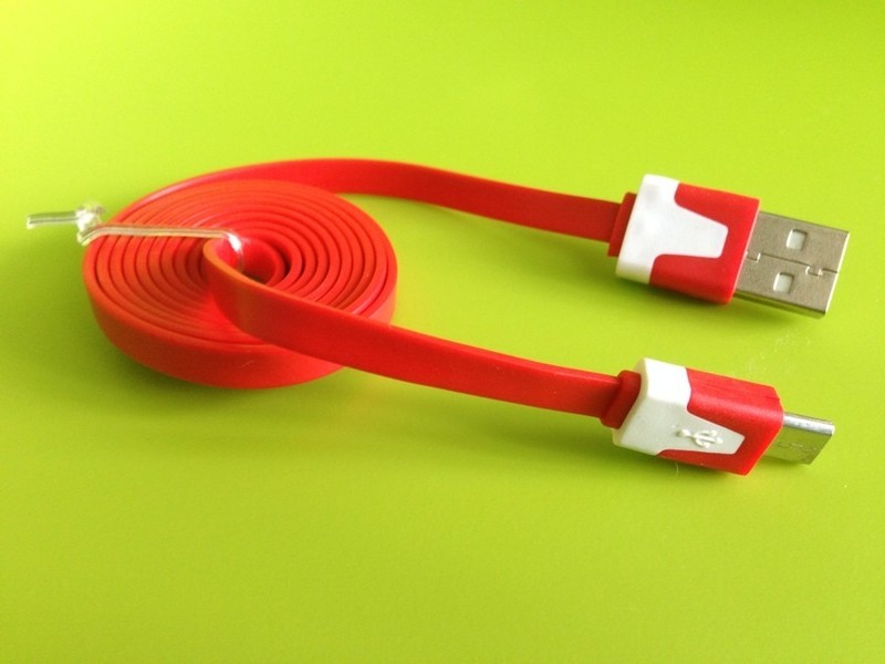 3Ft/6Ft/10Ft Micro USB 2.0 to USB Samsung Flat Noodle Data Sync & Charger Cable gallery