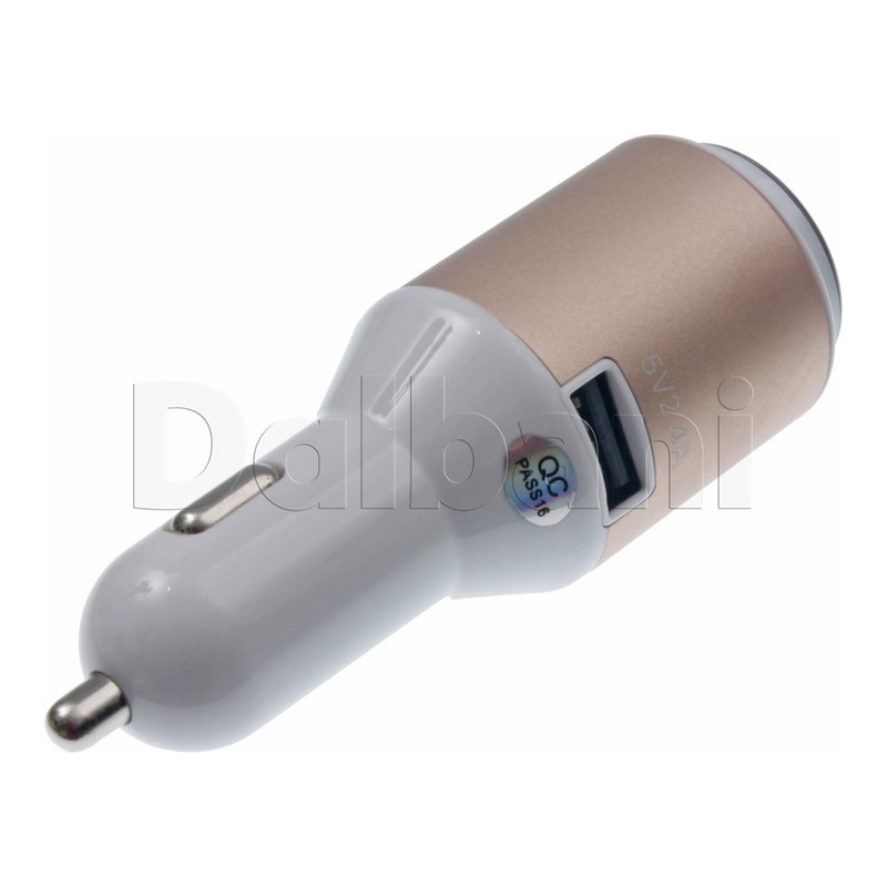 BT Headset and 2.4A Car Charger (Gold) for Universal Devices gallery