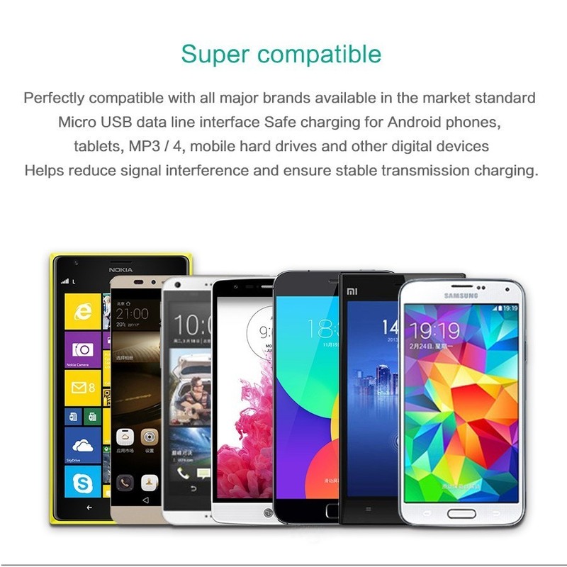 MINI SHORT GLOW light-up LED Data Sync Cable charger FOR 3.0 dual pin/micro USB gallery