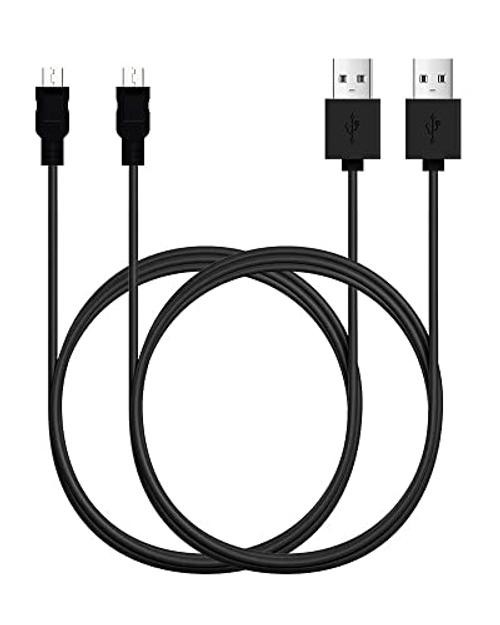 Micro USB Cable, 2 Pack [6FT, 6FT], Fast Charging Cable, High Speed Black 6ft-2 gallery