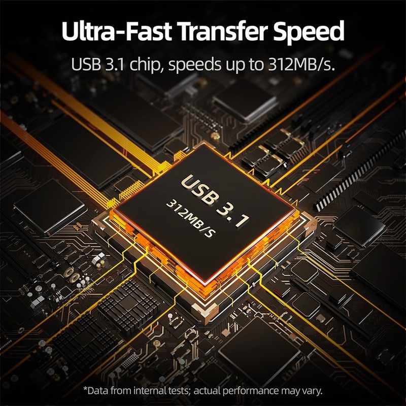 Multifunctional Card Case Card Reader SD / TF Card Organizer Fast Transfer Speed gallery