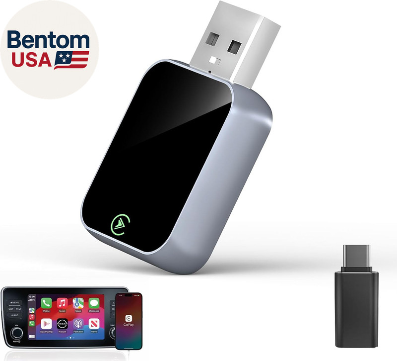 2026 Wireless Carplay Adapter for Iphone - 5S Auto-Connect, No Audio Lag - Conve gallery