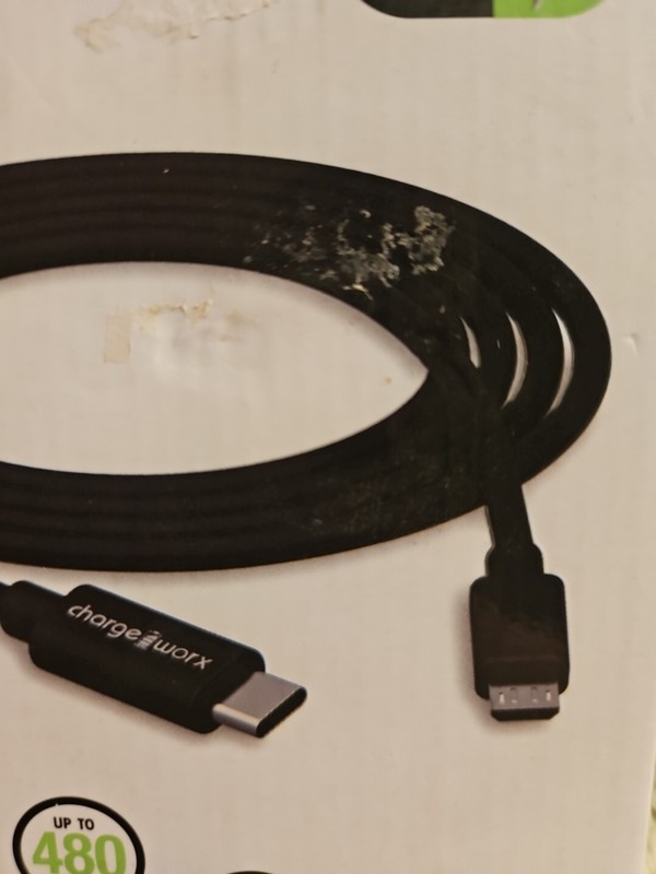 Charge Worx Android/ I Phone 10 Ft Charge & Sync USB C To Micro USB Cable gallery