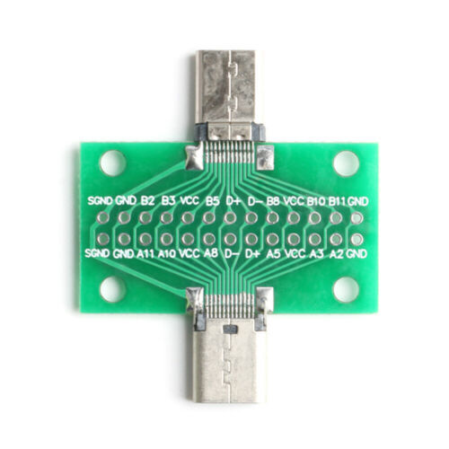 24P USB 3.1 Type-C Male Female Test PCB Board Adapter 2.54mm Connector Socket gallery