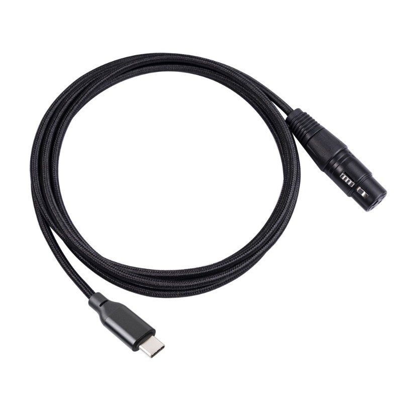 Type C Cable Clear Sounds USB C to XLRFemale Cable Clear Sounds Wire 200cm/300cm gallery