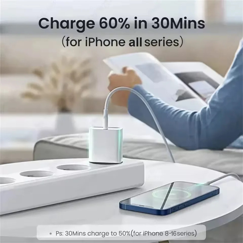 Super Fast Charger Type C For iPhone 14 13 12 11 Pro Max XS XR 8 7 6 Plus USB-C gallery